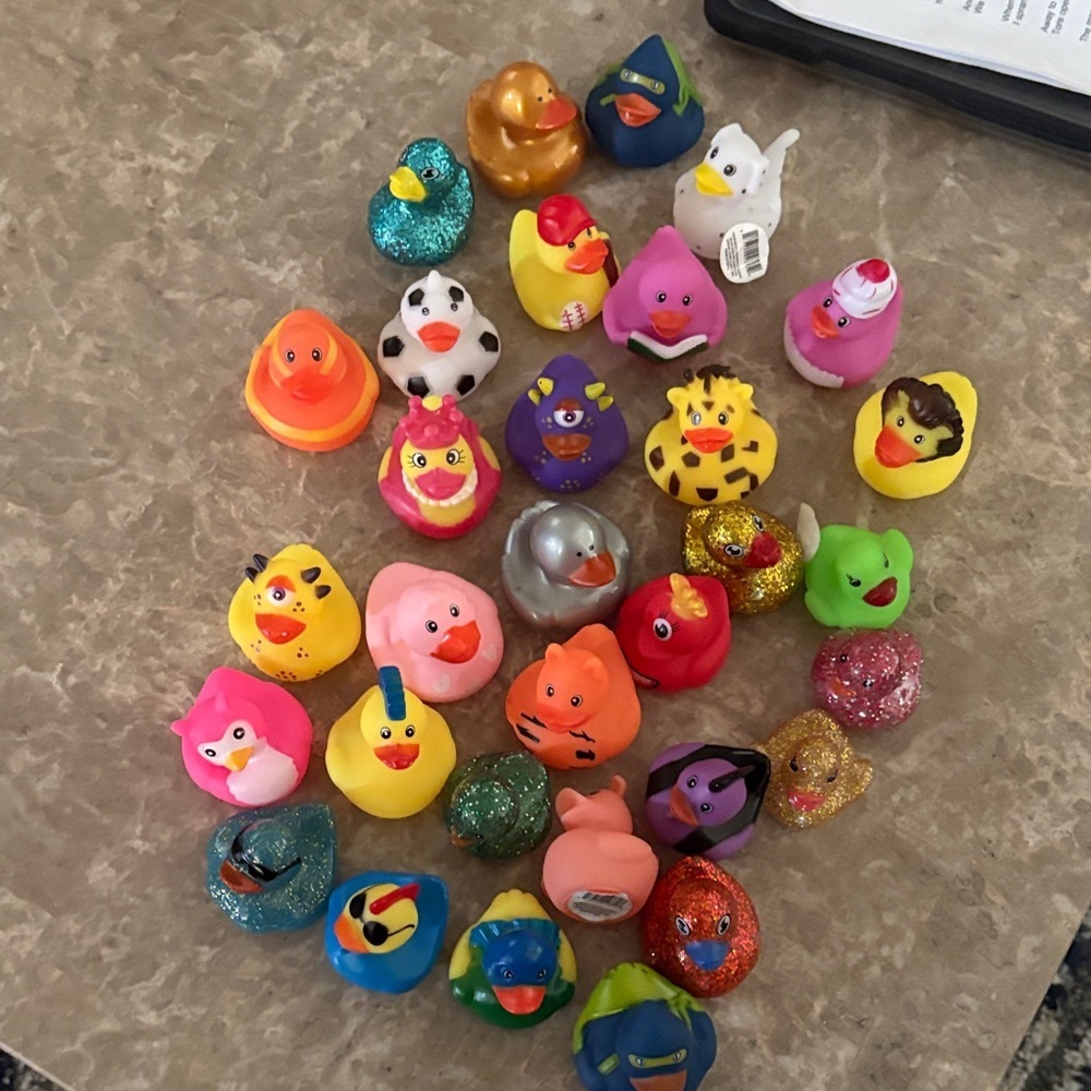 Colorful Assorted Rubber Duck Toy Set
